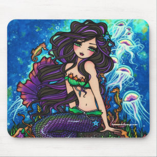 Sereia de "Kathleen" e medusa Mousepad
