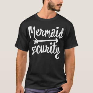 Sereia de Segurança T-Shirt Mulheres Mãe Mulher Na
