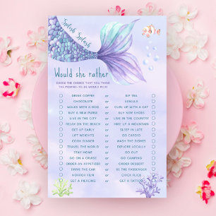 Sereia debaixo do mar Ela iria preferencialmente j