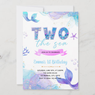 Sereia DOIS convite marítimo