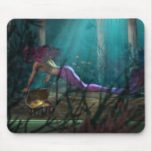 Sereia e tesouro - MOUSEPAD