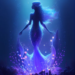 Sereia em águas majestosas do oceano Quebra-cabeça