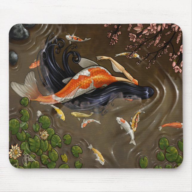Sereia Mousepad de Koi (Frente)