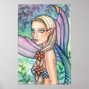 Sereia pela Poster Brook de Molly Harrison