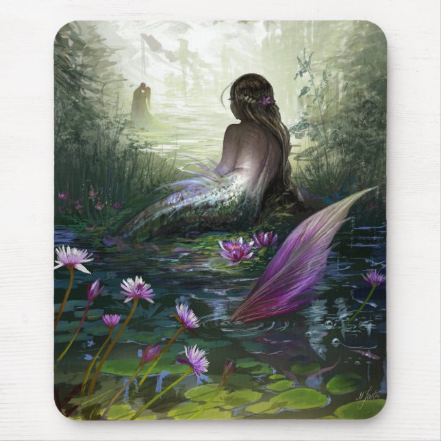 Sereia pequena Mousepad (Frente)