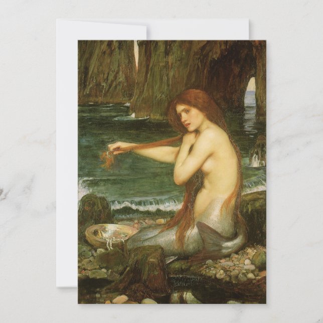 Sereia por John William Waterhouse (Frente)
