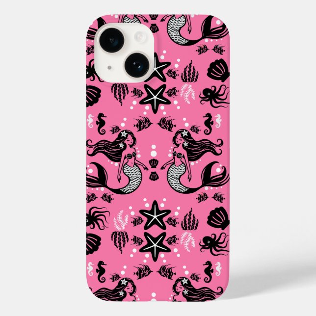 Sereia Rosa para Crianças (Verso)