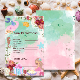 Sereia Sob O Jogo De Predicações Do Chá de fraldas