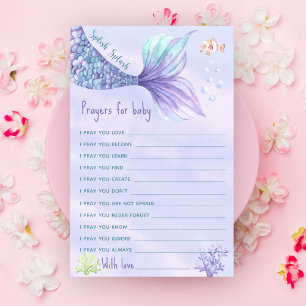 Sereia sob o mar Orações para bebê