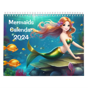 Sereias bonitas - calendário para crianças