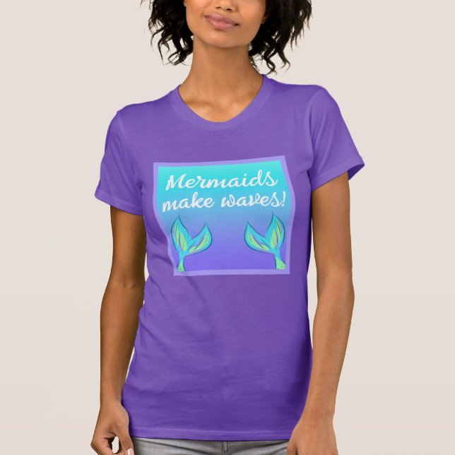 Sereias fazem T-Shirt com ondas (Frente)