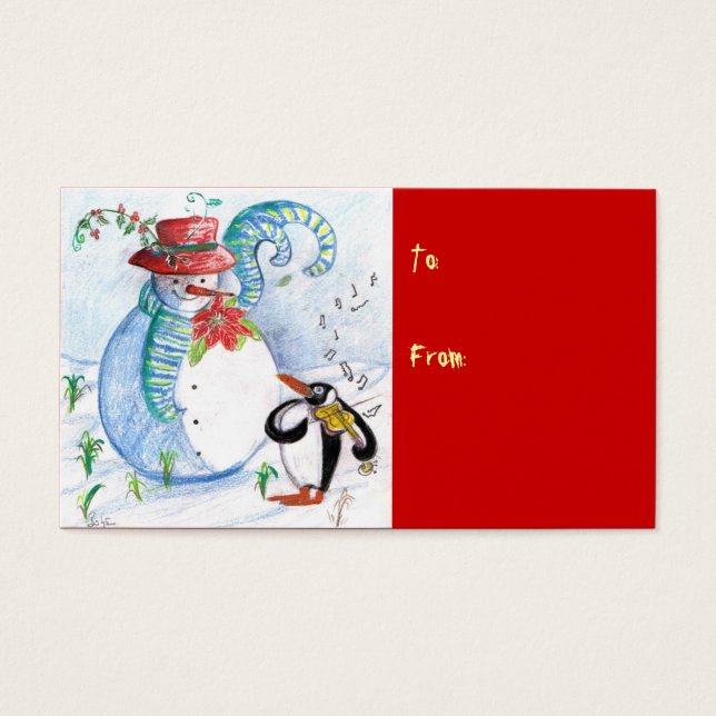 SERENADE DE INVERNO DE SNOWMAN E PENGUIN (Frente)