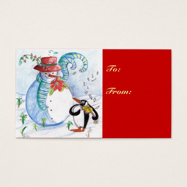 SERENADE DE INVERNO DE SNOWMAN E PENGUIN (Frente)