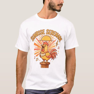 Serenata do Nascer do Sol Camiseta Engraçada de Fr