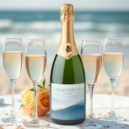 Serene Blue Modern Beach