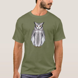 Serene Owll com T-Shirt Amber Eyes