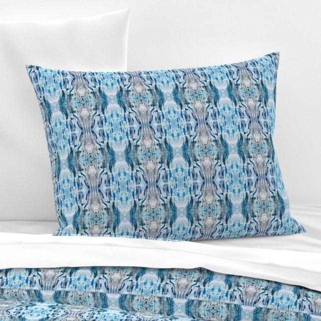 Serene symmetric ice blue S-size abstract pattern (Criador carregado)