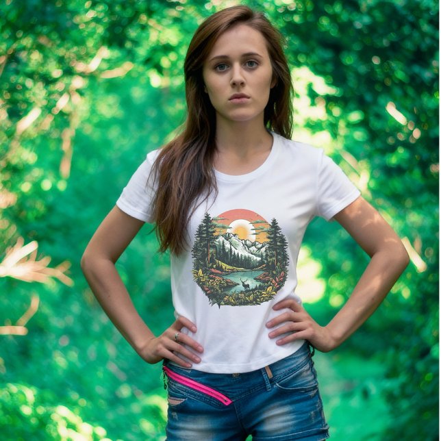 Serene Wilderness T-Shirt (Criador carregado)