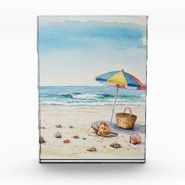 Serenidade à beira-mar: Watercolor Beach Bliss