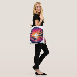 Serenidade do Pôr do Sol – Tote Paisagem de Sonho