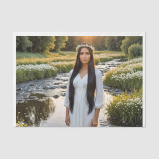 Serenidade em Papel Tecido Sunrise