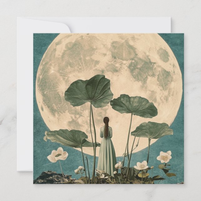 Serenidade lunar - Cena de Lotus Vintage (Frente)