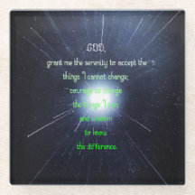 Serenidade Oração Inspiradora Arte Cristã Vintage