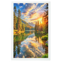 Serenidade poster na Natureza.