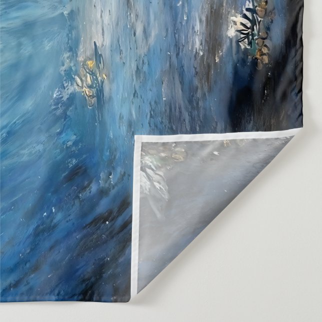 Serenidade Submarina Tapeçaria (Detalhe)