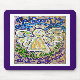 Serenity Prayer Angel Mousepad