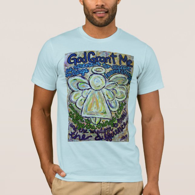 Serenity Prayer Angel T-shirt (Frente)