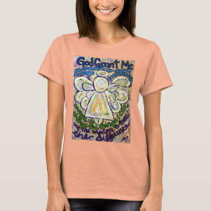 Serenity Prayer Angel T-shirt (Frente)