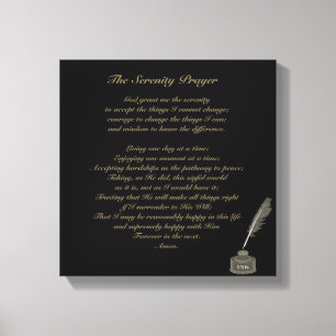 Serenity Prayer Canvas Imprimir Personalizável