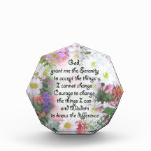 Serenity Prayer em Floral Buquê