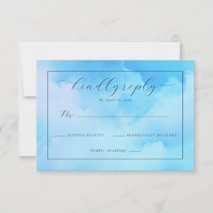 Sereno Azul Aquarela RSVP