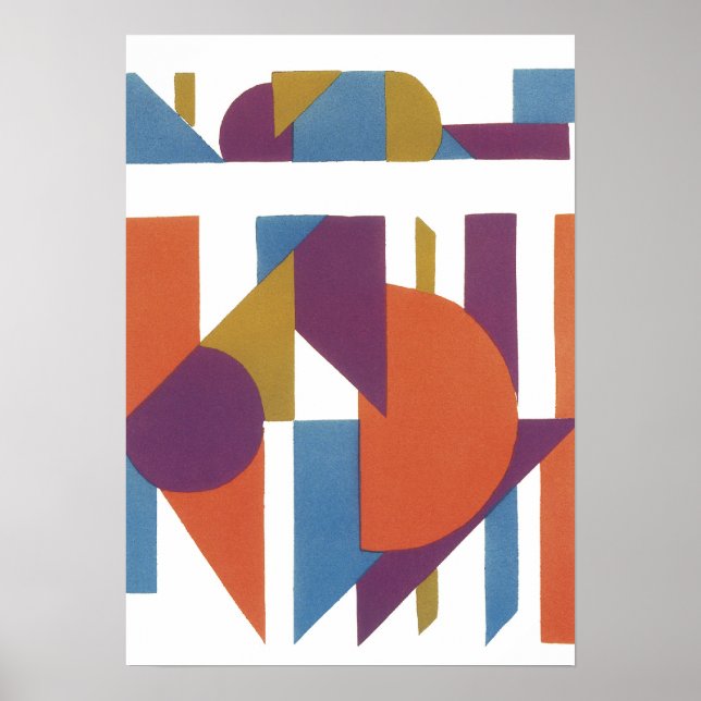 Serge Gladky Jazz Art Poster (Frente)