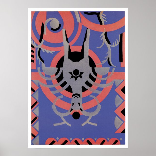 Serge Gladky Jazz Art Poster (Frente)