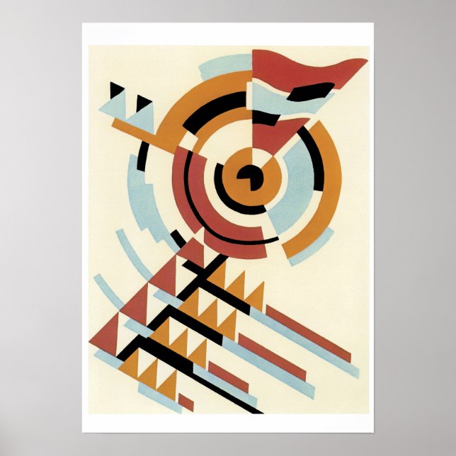 Serge Gladky Jazz Art Poster (Frente)