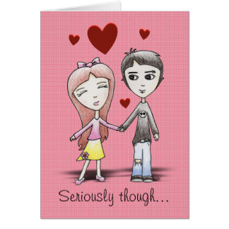 "Seriamente" cartão