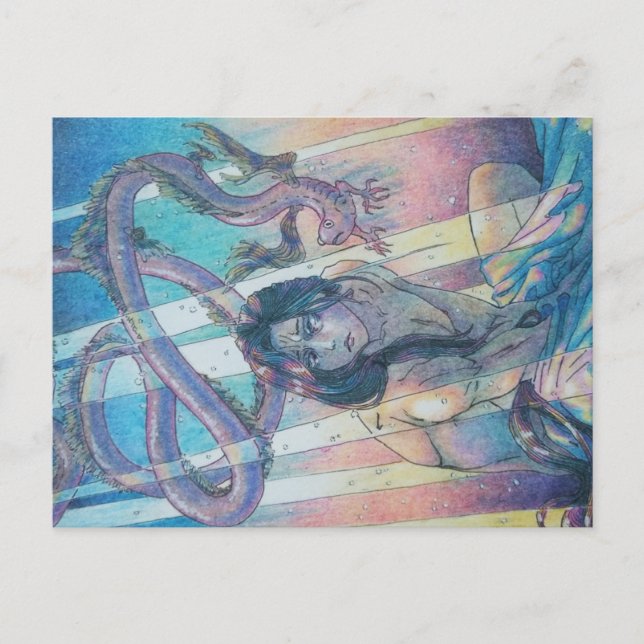 Série 1 de Arte Poignante de 11 Cartões Postais (Frente)