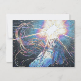 Série 4 de Arte Poignante de 11 Cartões Postais