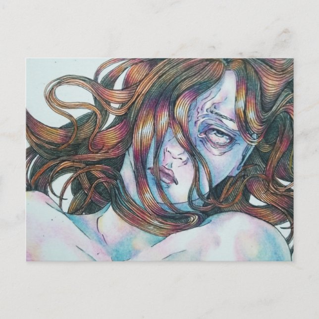 Série 7 de Arte Poignante de 11 Cartões Postais (Frente)