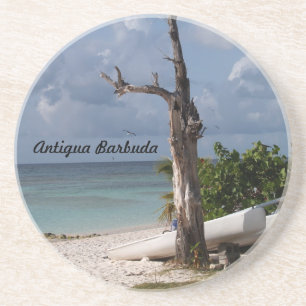Série Antígua Barbuda - Porta copos Long Bay Beach