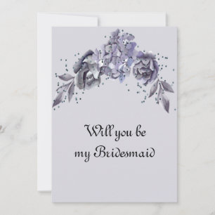 Série Blue Slate de Solicitação Bridesmaid de C