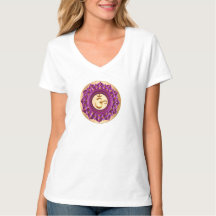 Série Chakra - Coroa Chakra - T-shirt feminina