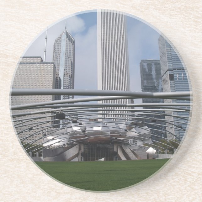 Série Chicago — Pritzker Pavilion — Porta copos (Frente)