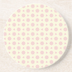 Série Colorida — Eyelet Ecru e porta copos Rosa
