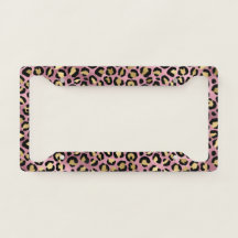 Série de Design Leopardo Rosa e Dourado 15
