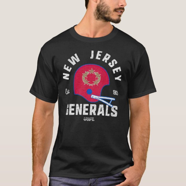 Série Defunct New Jersey Generals Classic T-Shirt (Frente)