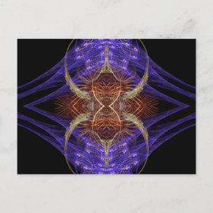 SÉRIE FRACTAL ART Nº 1 Cartões postais